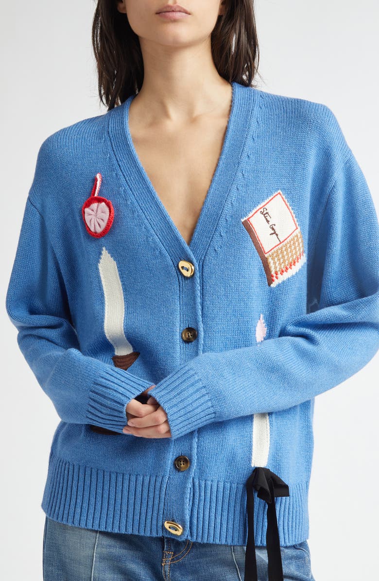 Stine Goya Candle Setting Cardigan, Alternate, color, 