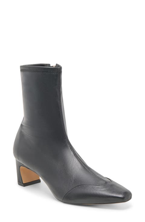 Anika Block Heel Bootie (Women)