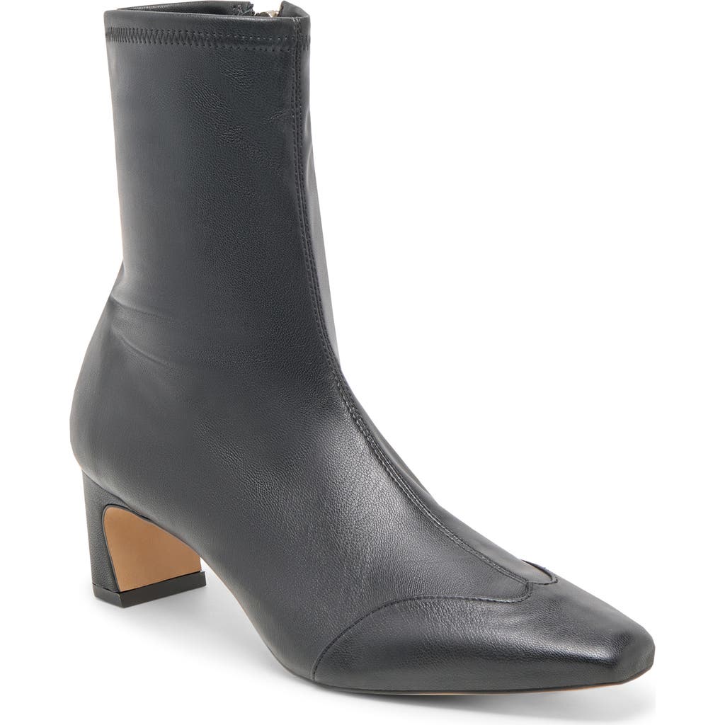 Dolce Vita Anika Block Heel Bootie In Black