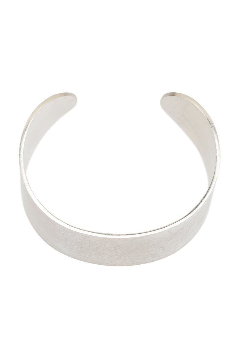 Hammered Cuff, Alternate, color, Silver