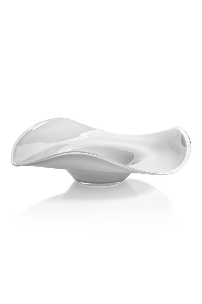 Shoal Opal Glass Bowl, Main, color, WHITE