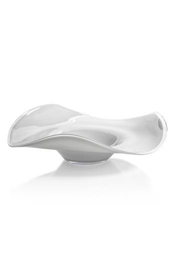 Zodax Shoal Opal Glass Bowl In White