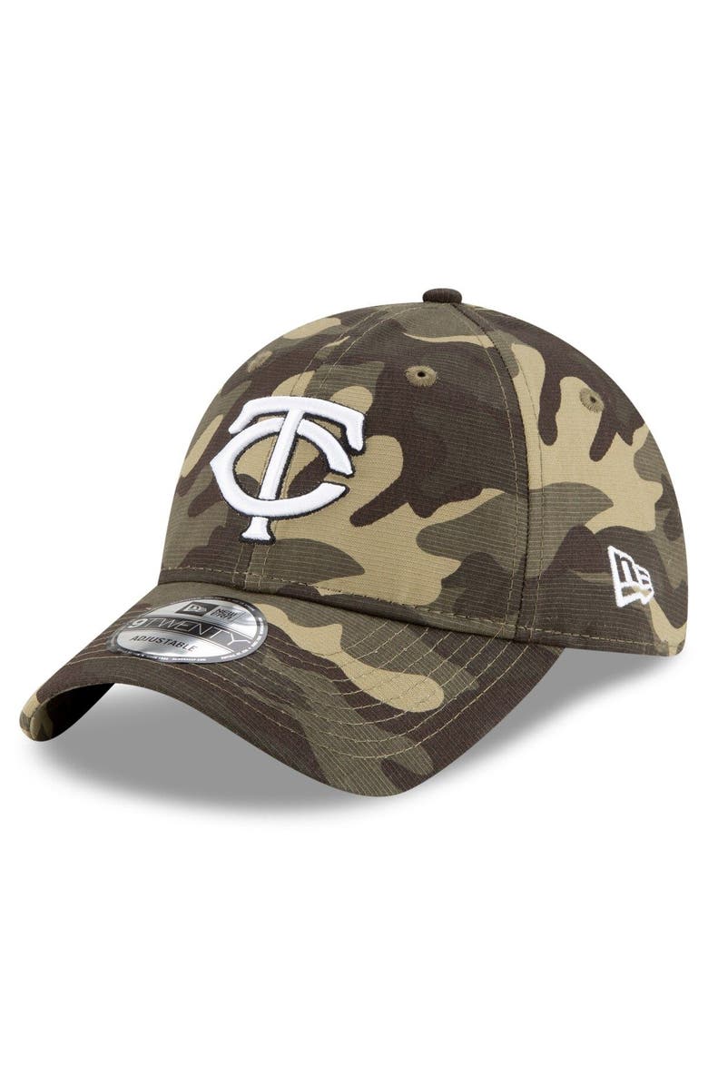New Era Men's New Era Camo Minnesota Twins 2021 Armed Forces Day 9TWENTY Adjustable Hat, Alternate, color, 