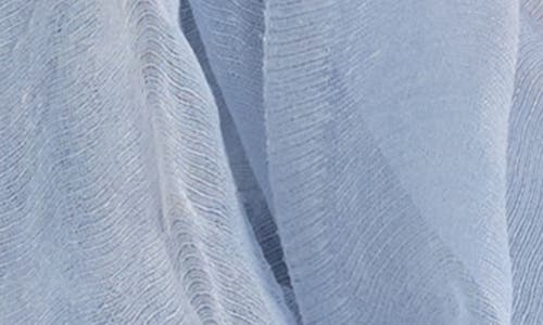 Ellian Solid Gauze Oblong Scarf In Blue
