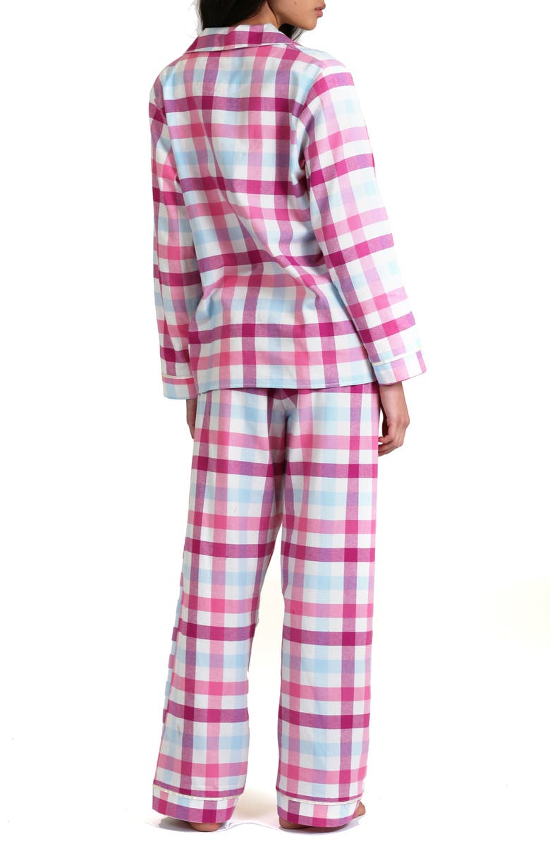 Papinelle Plaid Organic Cotton Pajamas, Alternate, color,