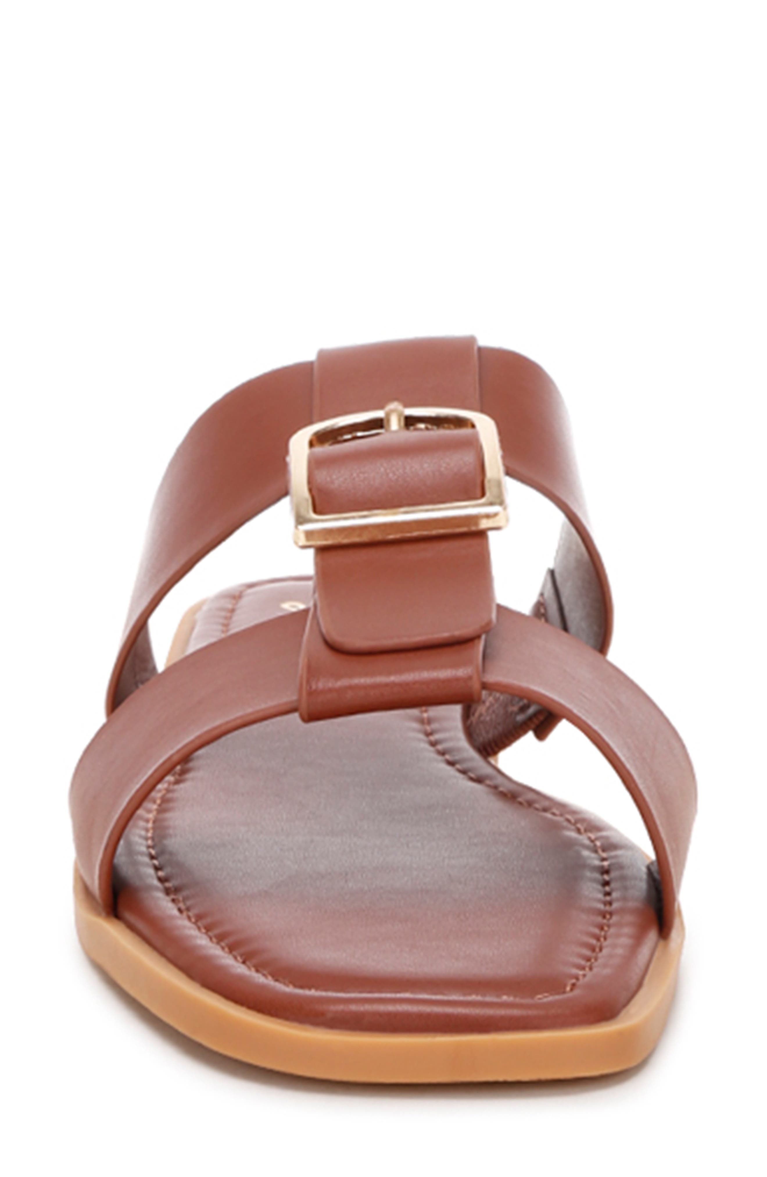Hunab Slide Sandal, Alternate, color, BROWN