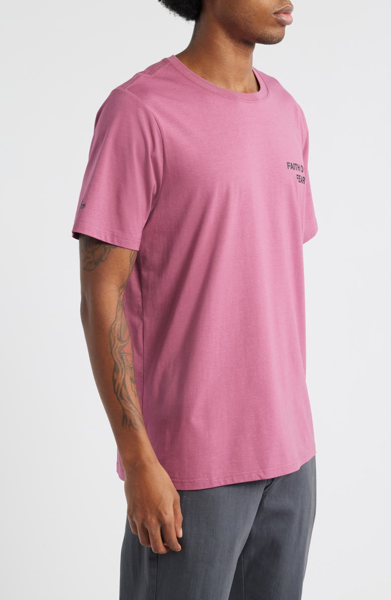 SANTO STUDIO Tempo Faith Over Fear Ultra Graphic T-Shirt, Alternate, color, Rose