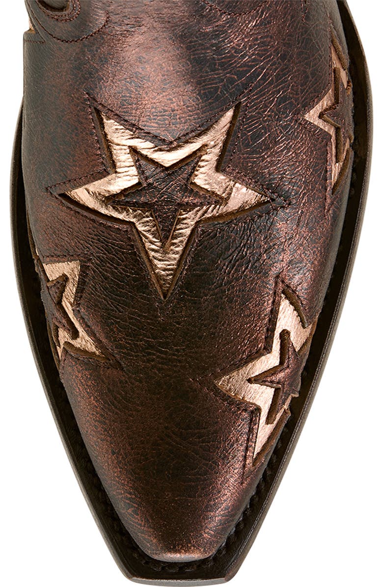 Ariat Hazen Star Snip Toe Western Boot, Alternate, color, Bronze Dream