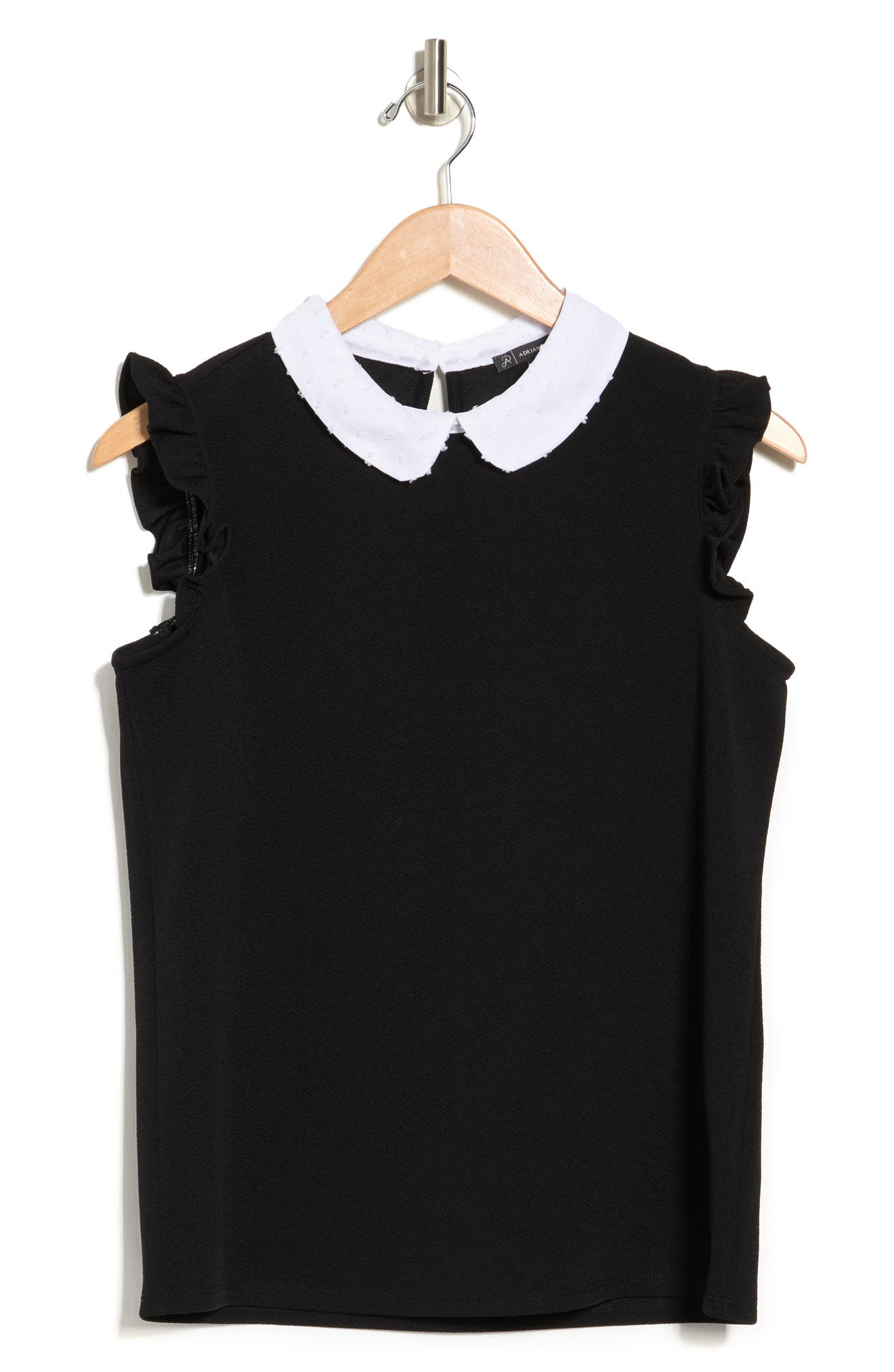 Adrianna Papell Clip Dot Peter Pan Collar Blouse (Women) | Nordstromrack