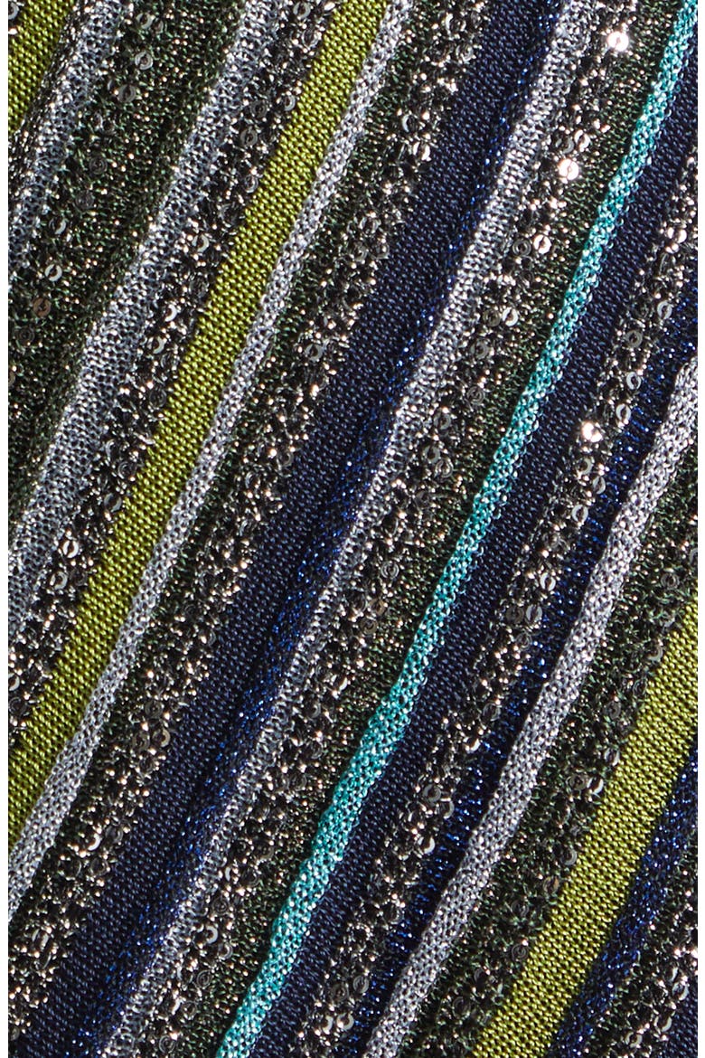 Sequin Embellished Halter Minidress, Alternate, color, S616T-GREEN TONES