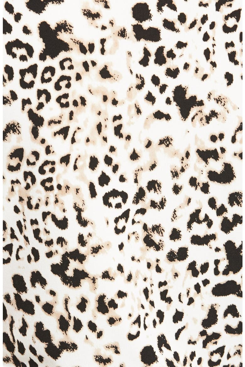 Leopard Print Keyhole Top, Alternate, color, SESAME