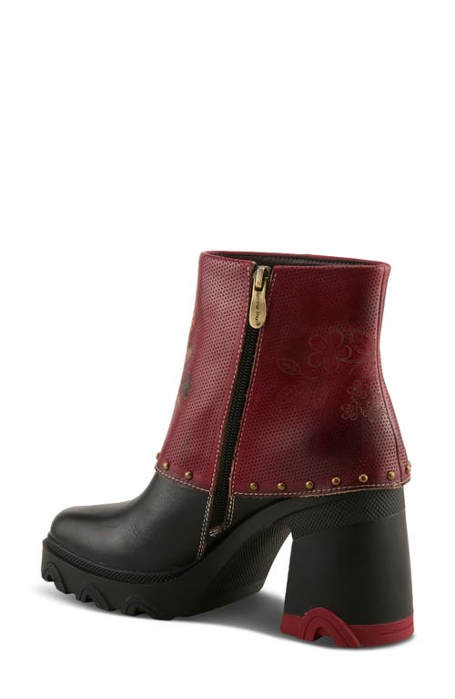 L'artiste By Spring Step Carizma Foldover Shaft Platform Bootie In Multi