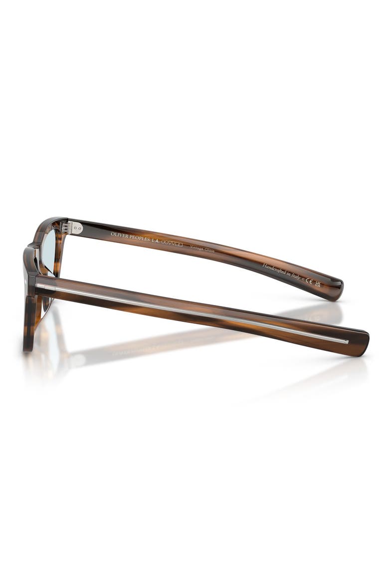 Maestro 51mm Pillow Sunglasses, Alternate, color, TUSCANY TORTOISE / SKY BLUE