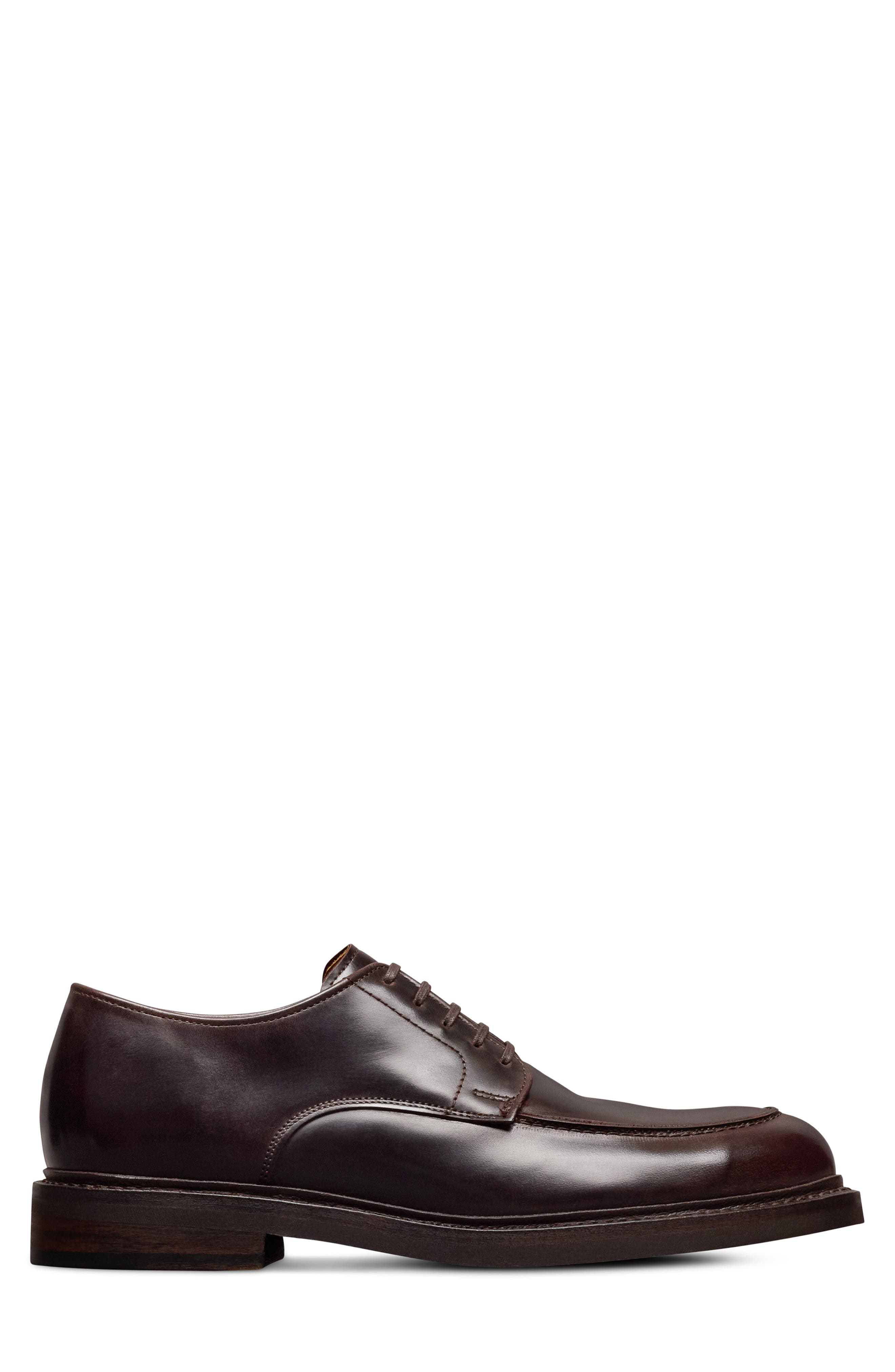 Hanover Apron Toe Derby, Alternate, color, DARK BROWN