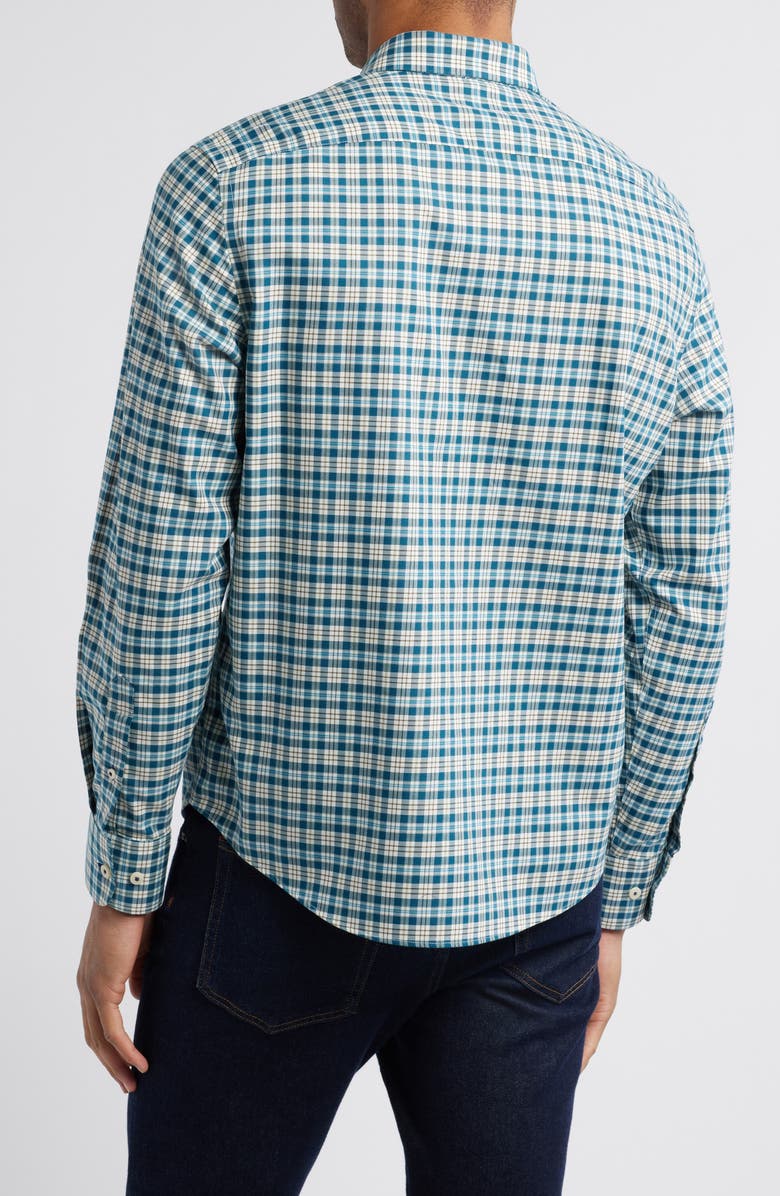 UNTUCKit Elrond Plaid Wrinkle Free Cotton Twill Button-Up Shirt, Alternate, color, 