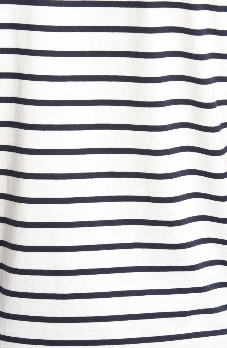 French Connection Stripe Henley Top, Alternate, color, 