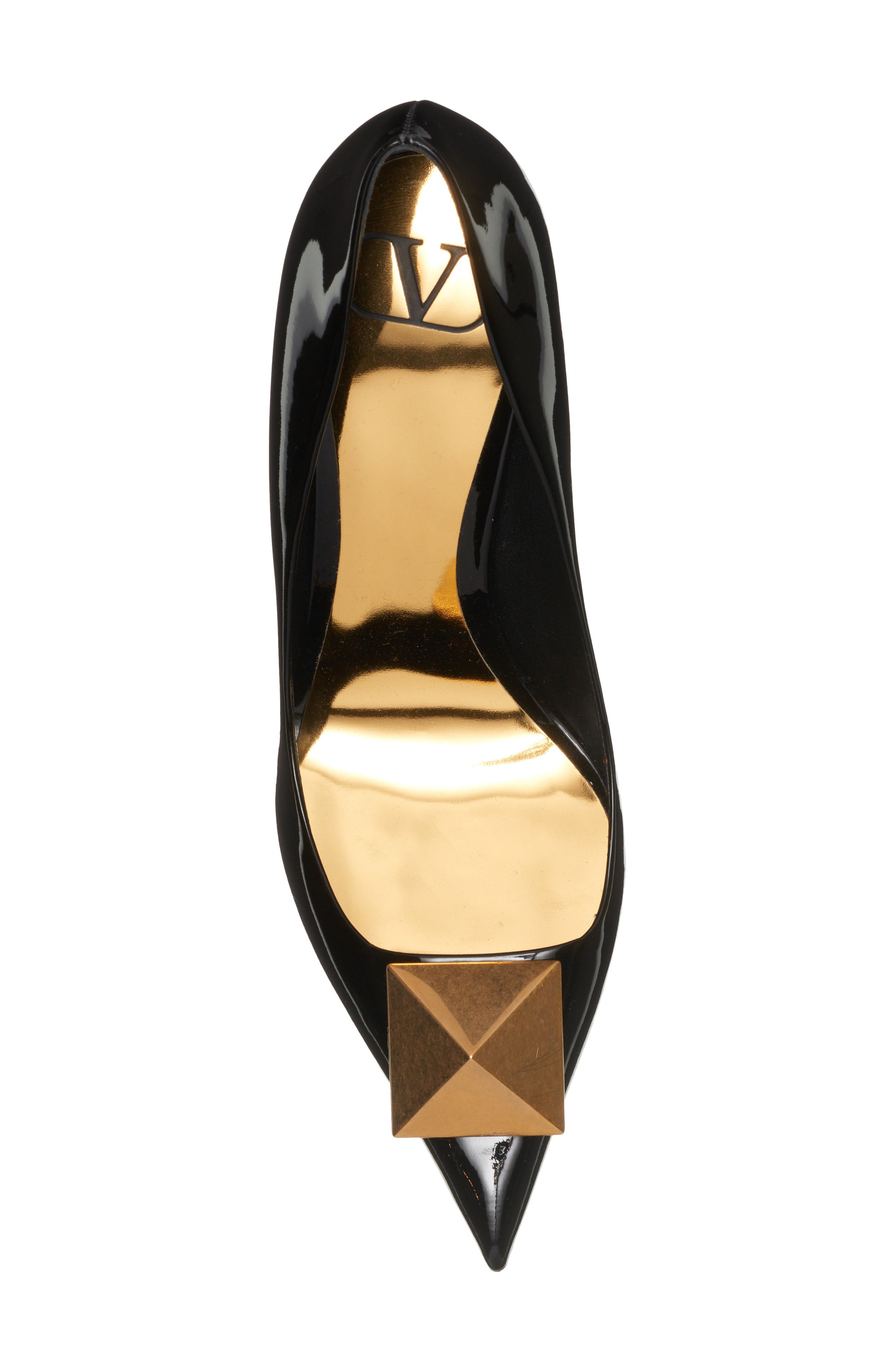 Valentino Garavani One Stud Pointed Toe Pump, Alternate, color, 