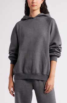 BP. Fleece Detail Oversize Raglan Hoodie