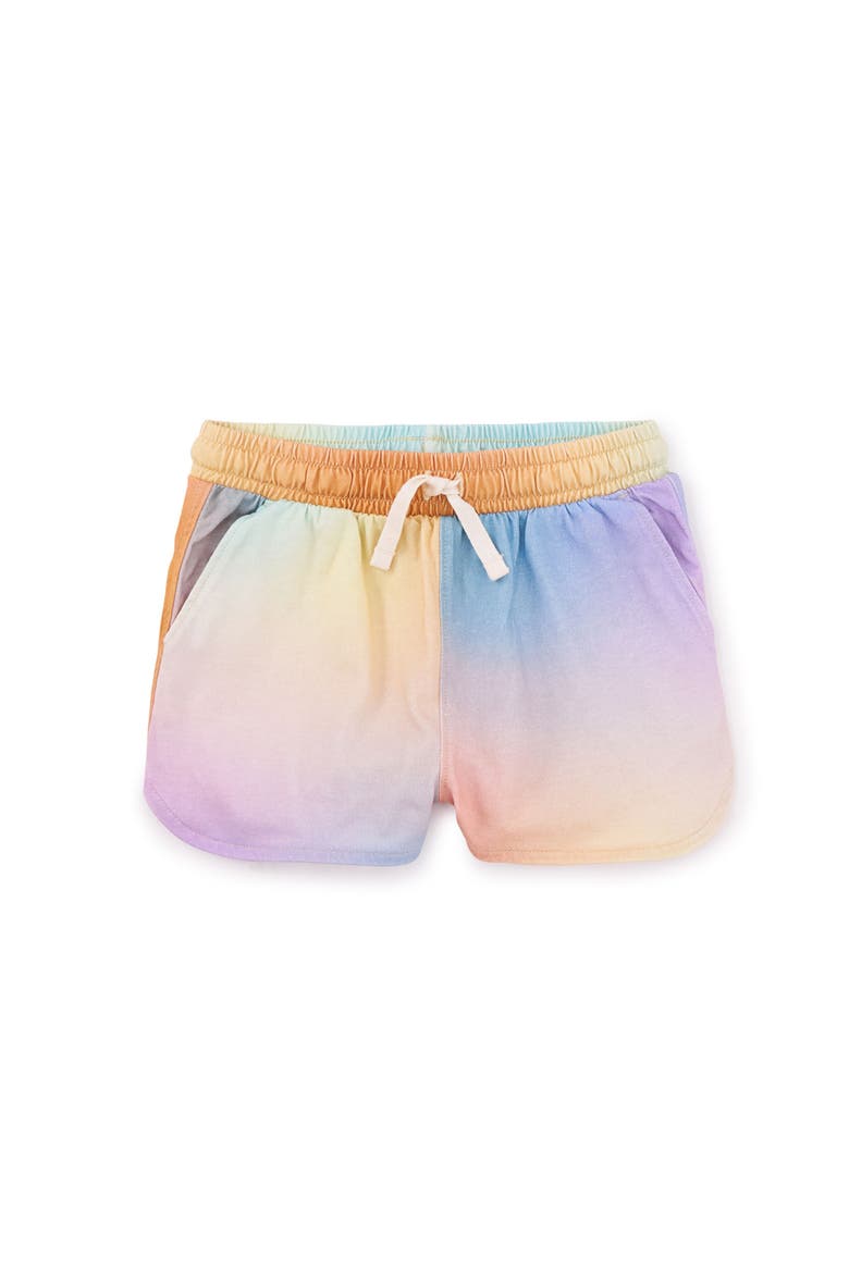 Tie Waist Shorts, Main, color, Rainbow Gradient