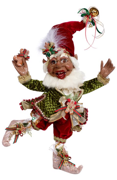 African American Cookies and Milk Elf, Medium