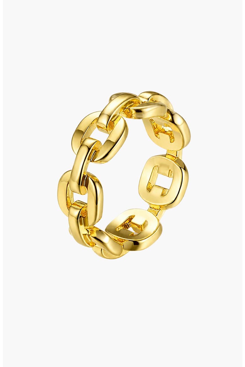 Link Curb Chain Ring, Main, color, Gold