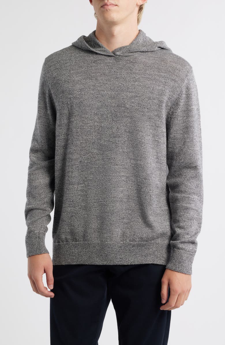 ALEX CRANE Campo Hooded Merino Wool Sweater, Main, color, Waterfall