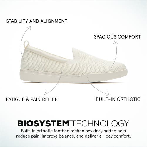 Abeo Encore Knit Slip On In Coconut - Regular