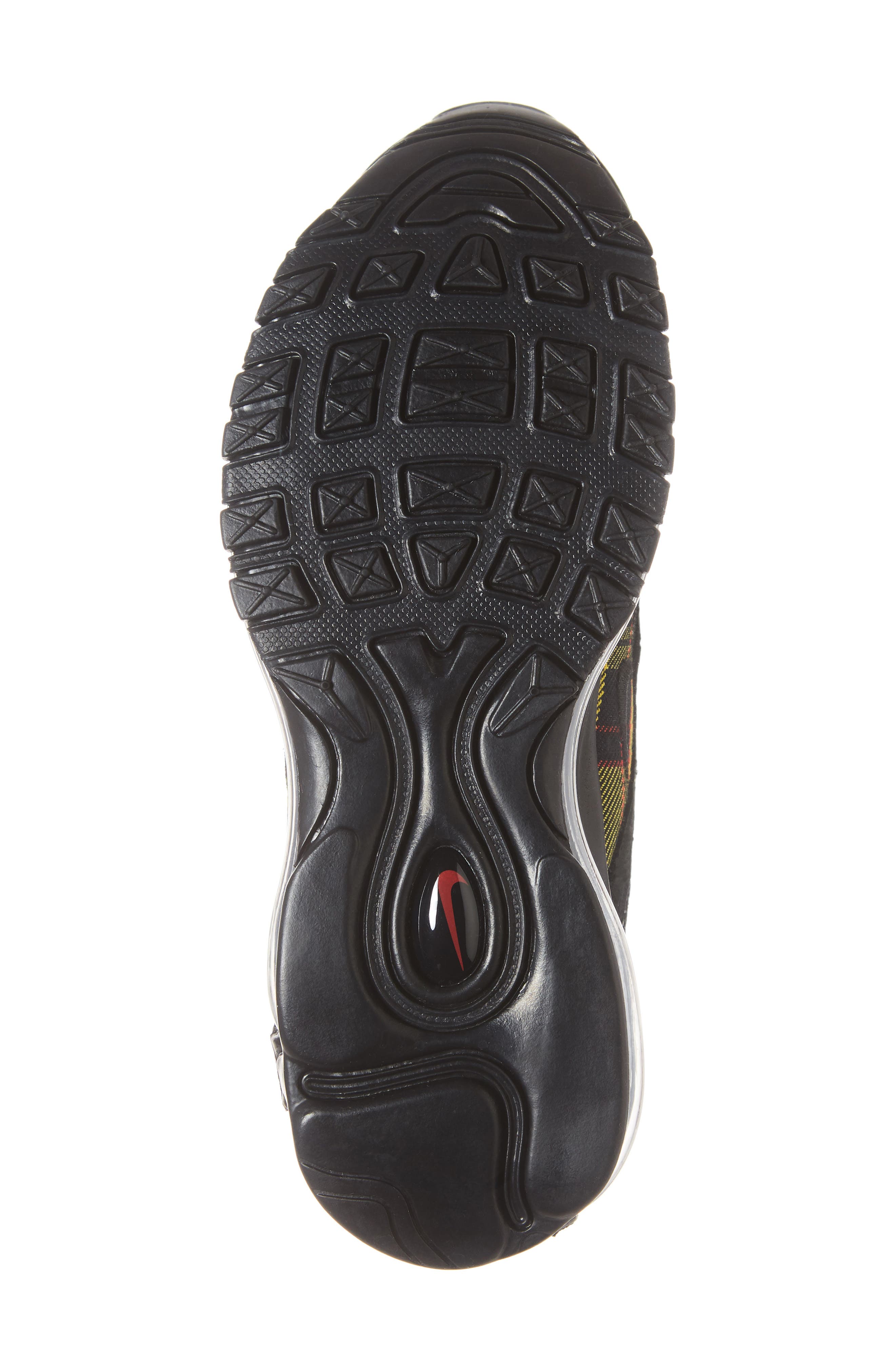 Air Max 97 SE Sneaker, Alternate, color, BLACK/ BLACK/ UNIVERSITY RED