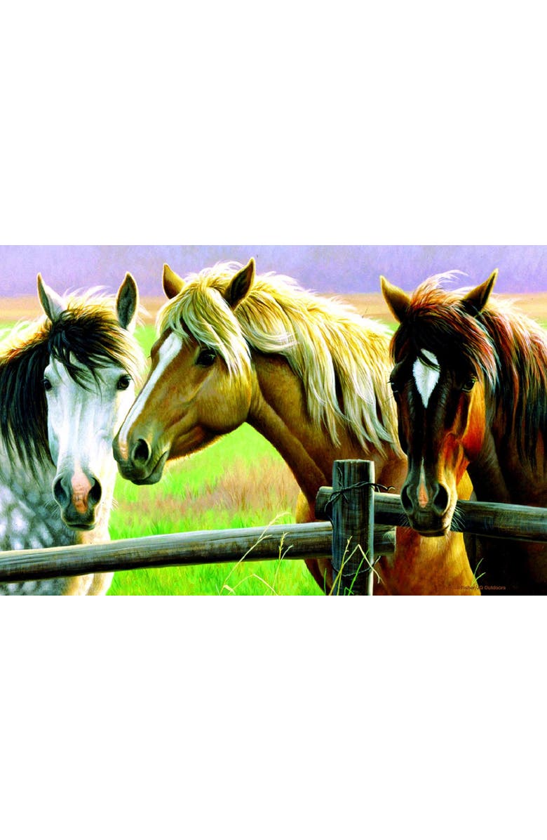 Sunsout Horse Fence 1000 piece Jigsaw Puzzle for Adults, Alternate, color, Multicolor