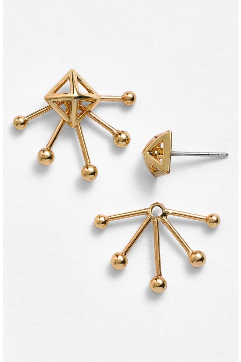 Ear Jackets, Main, color, GOLD