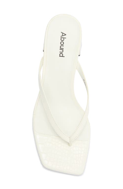 Abound Blayne Block Heel Sandal In White