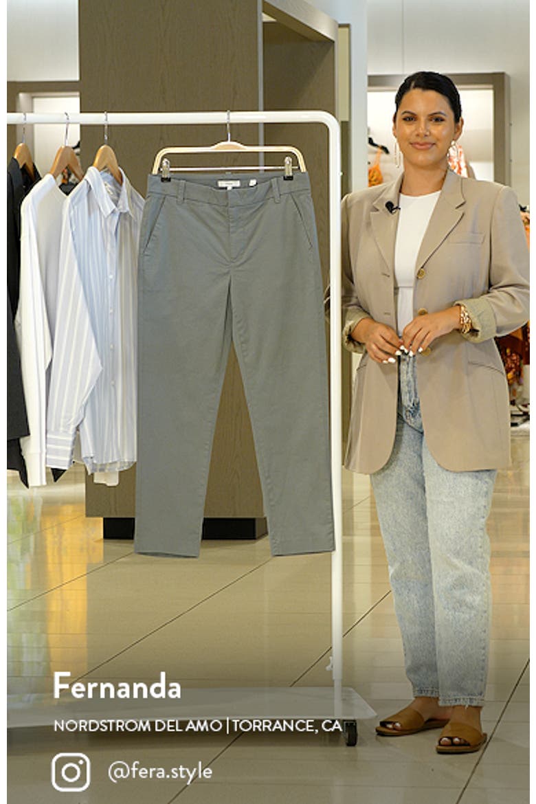 Crop Stretch Cotton Chinos video