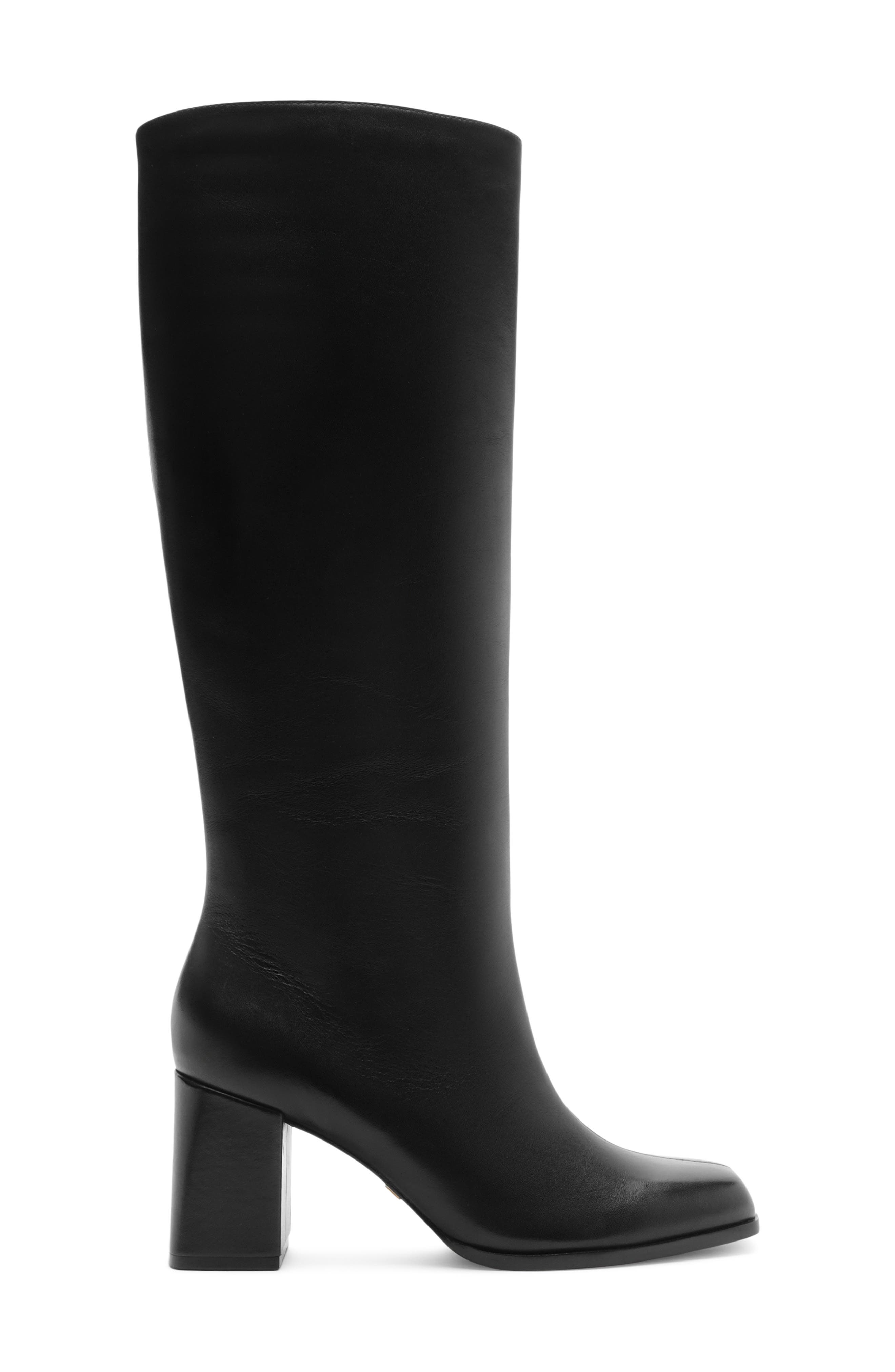 Nancy Block Heel Knee High Boot, Alternate, color, BLACK