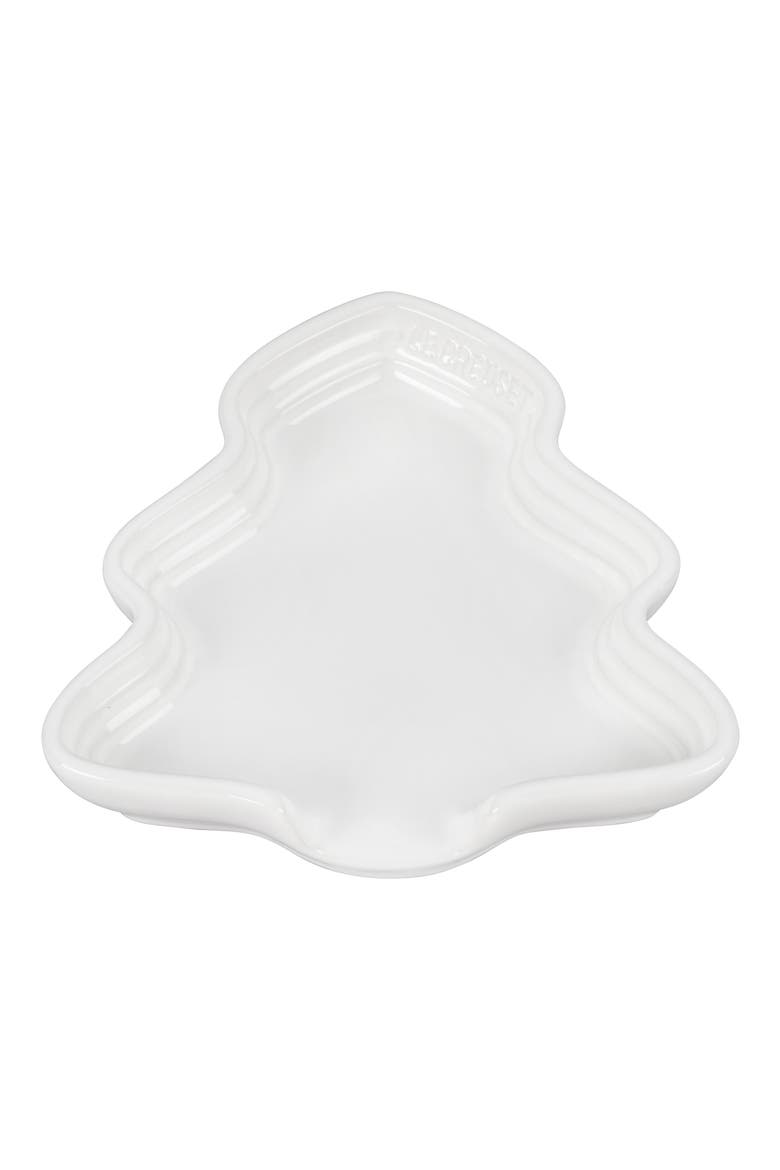 Noël Collection Holiday Tree Spoon Rest, Main, color, WHITE