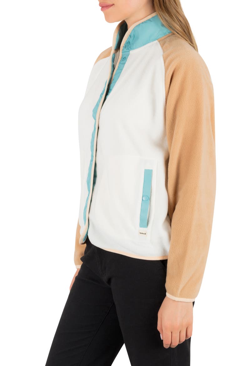 Explore Colorblock Polar Fleece Jacket, Alternate, color, TOFU