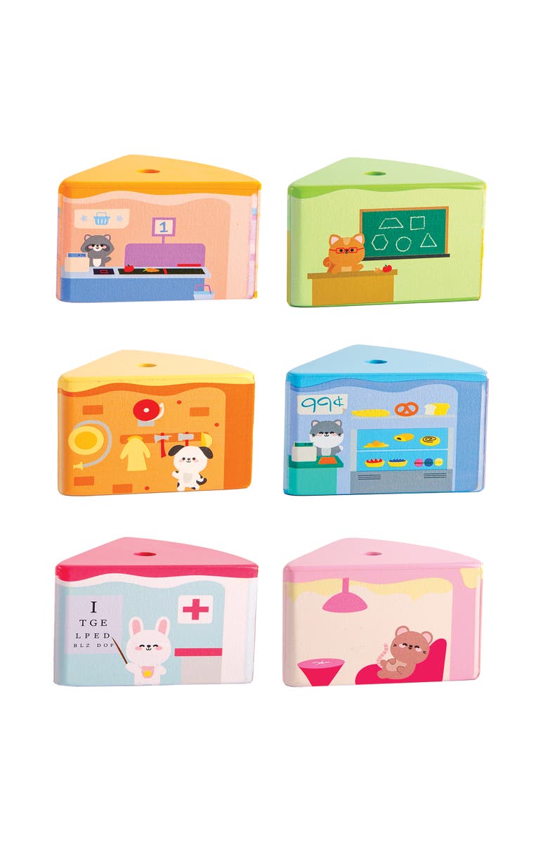 Madera Cakeville Playset Activity Scene & Animal Figures,Ages 3+, Alternate, color, Multicolored