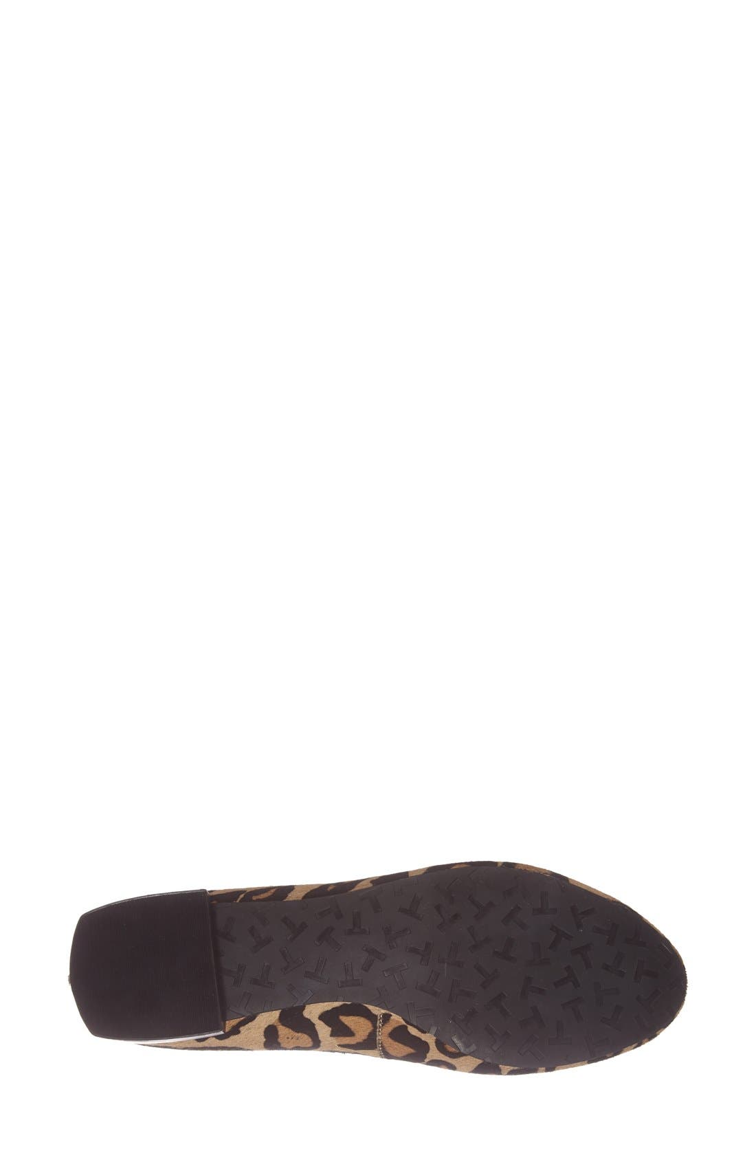 'Ranma' Flat, Alternate, color, LEOPARD HAIRCALF