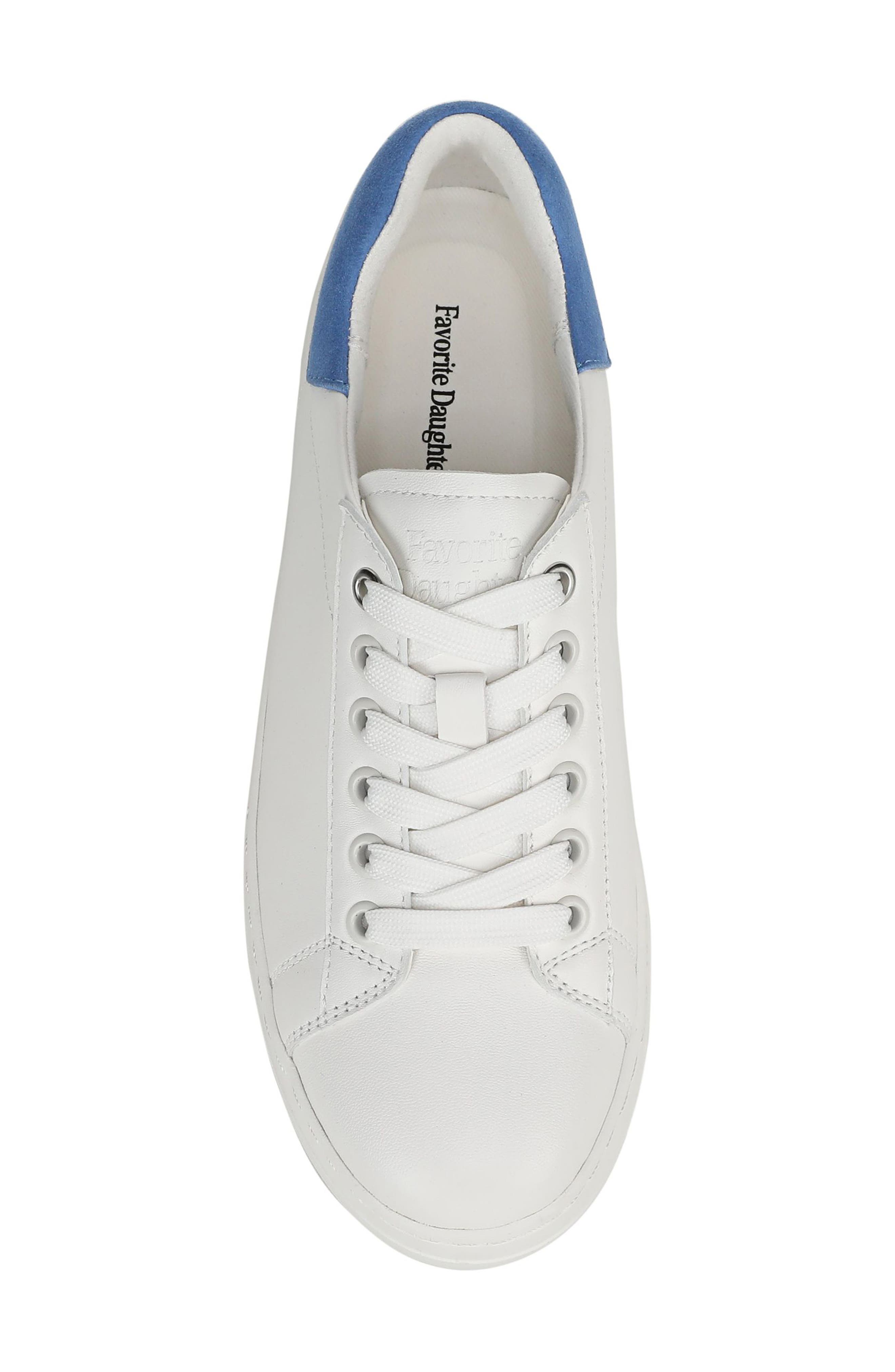 Naomi Platform Sneaker, Alternate, color, WHITE/ GRANADA SKY