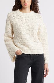 Nordstrom Open Stitch Crewneck Sweater