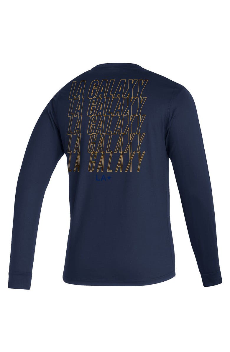 adidas Men's adidas Navy LA Galaxy Club Long Sleeve T-Shirt, Alternate, color, 