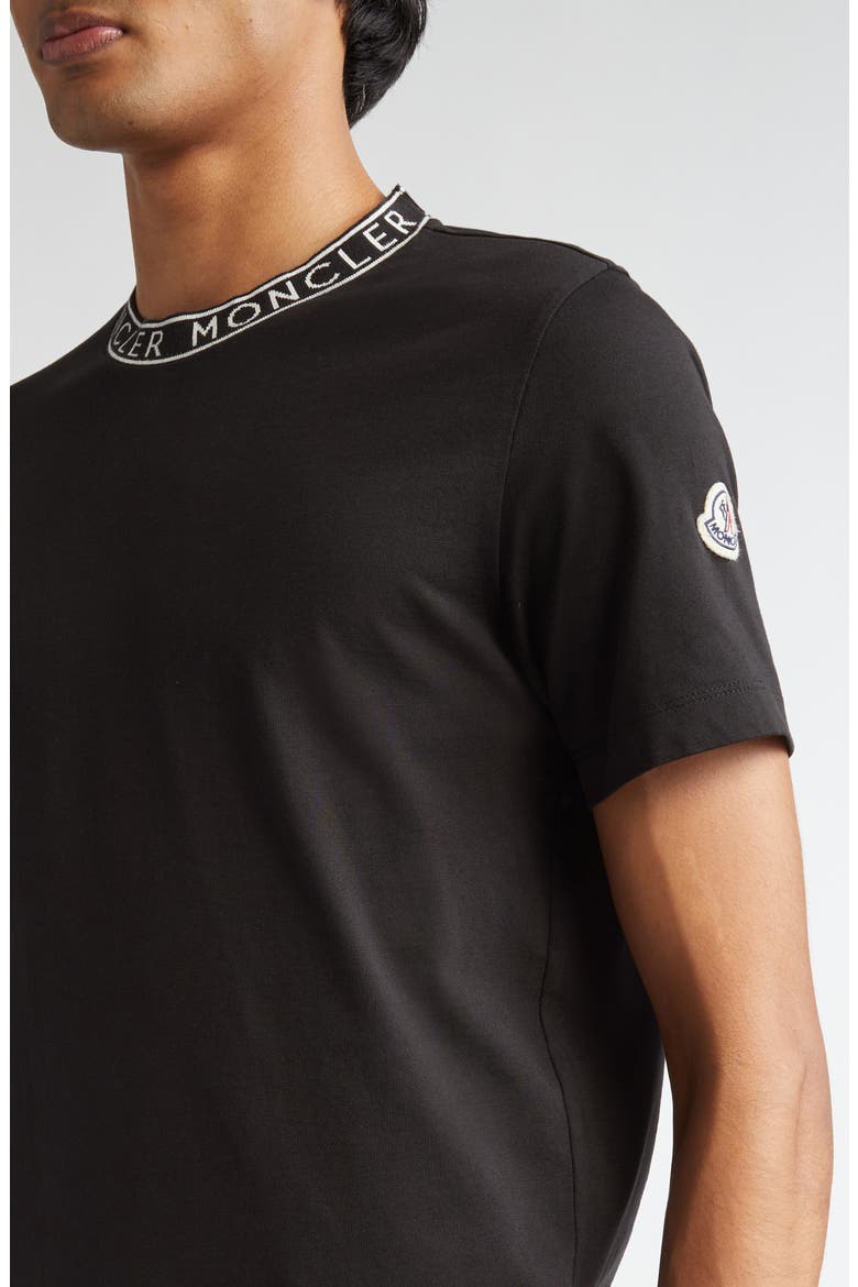 Logo Cotton T-Shirt, Alternate, color, BLACK