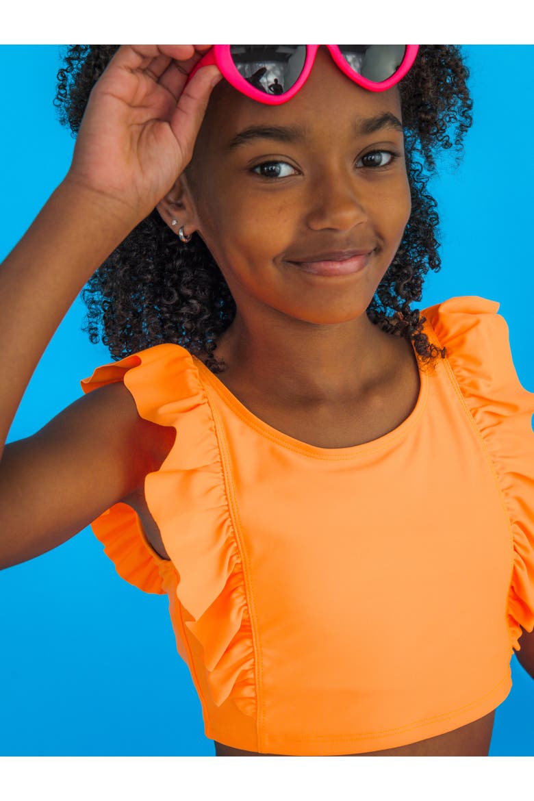 Waterfall Tankini 2-Piece Swimsuit, Alternate, color, Neon Tropical Adventure