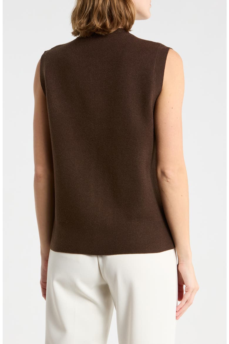 Argyle Sweater Vest, Alternate, color, CAF NOIR BROWN