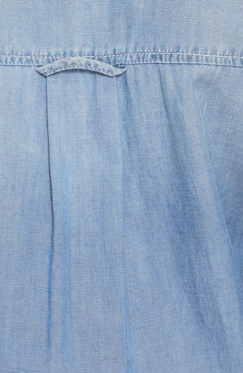 Free People Chambray Romper, Alternate, color,