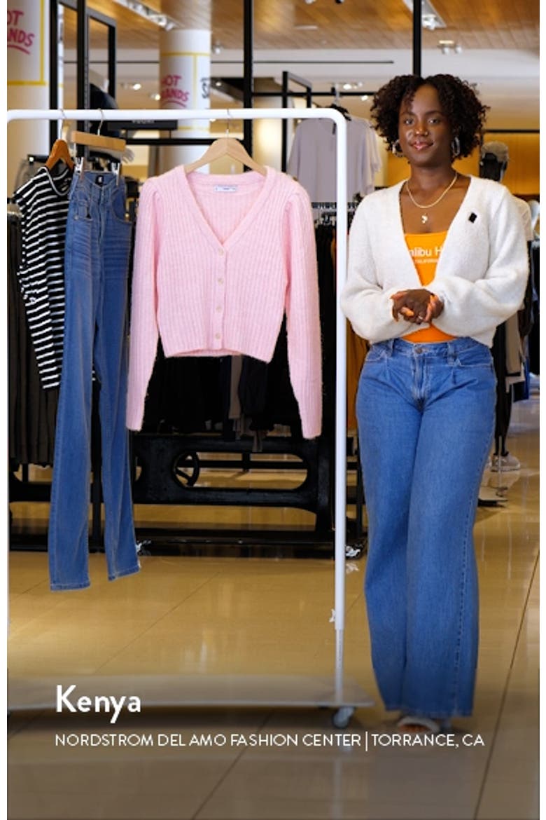 Rib V-Neck Cardigan video