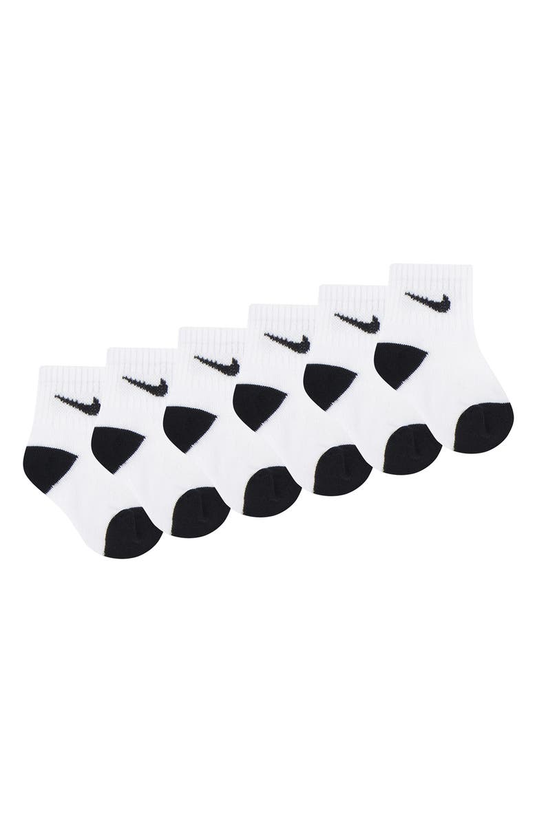 Nike 6-Pack Swoosh Ankle Socks, Alternate, color, White
