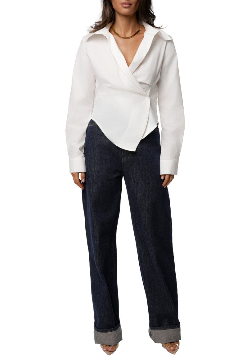 Sculpt And Form Blouse, Alternate, color, Ivory