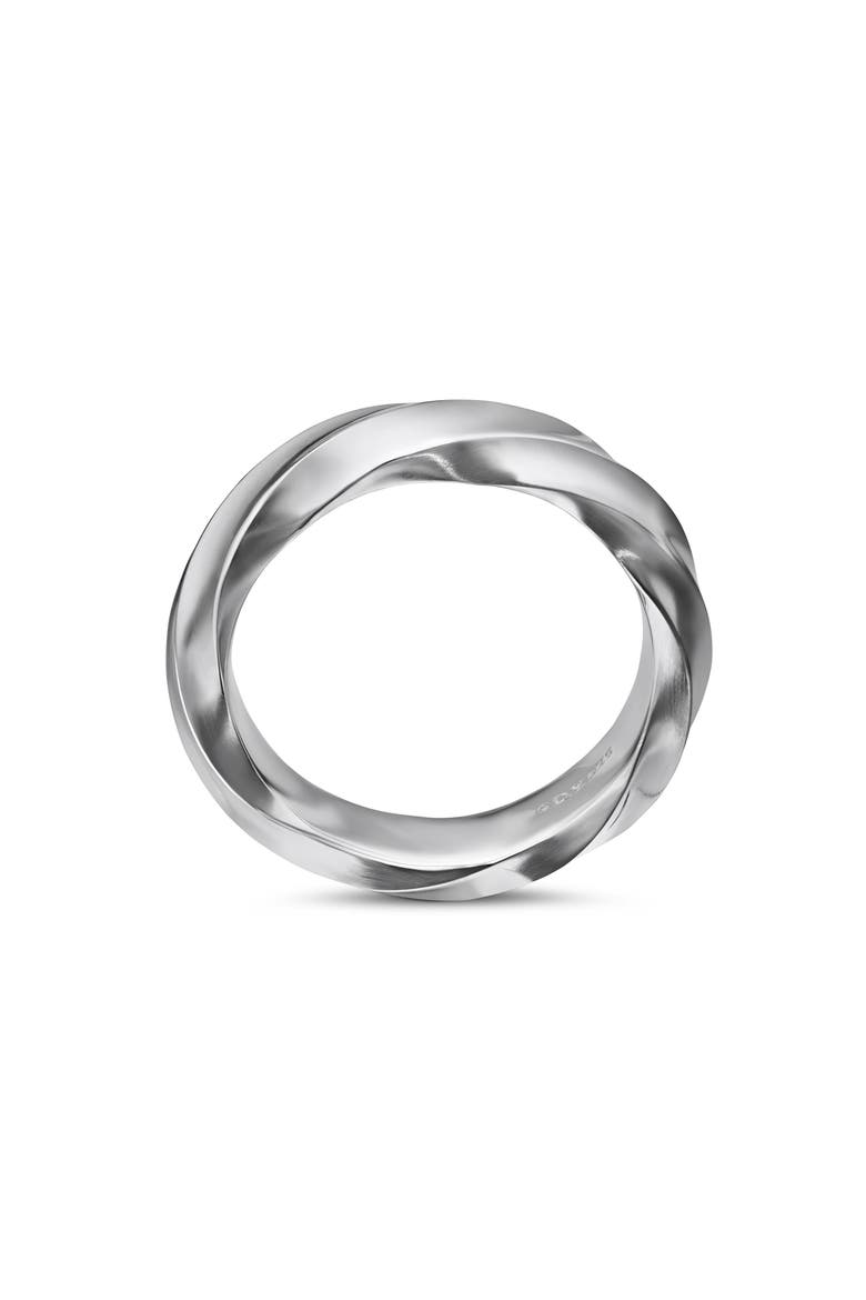 Cable Edge™ Band Ring in Recycled Sterling Silver, Alternate, color, STERLING SILVER RECYCLED