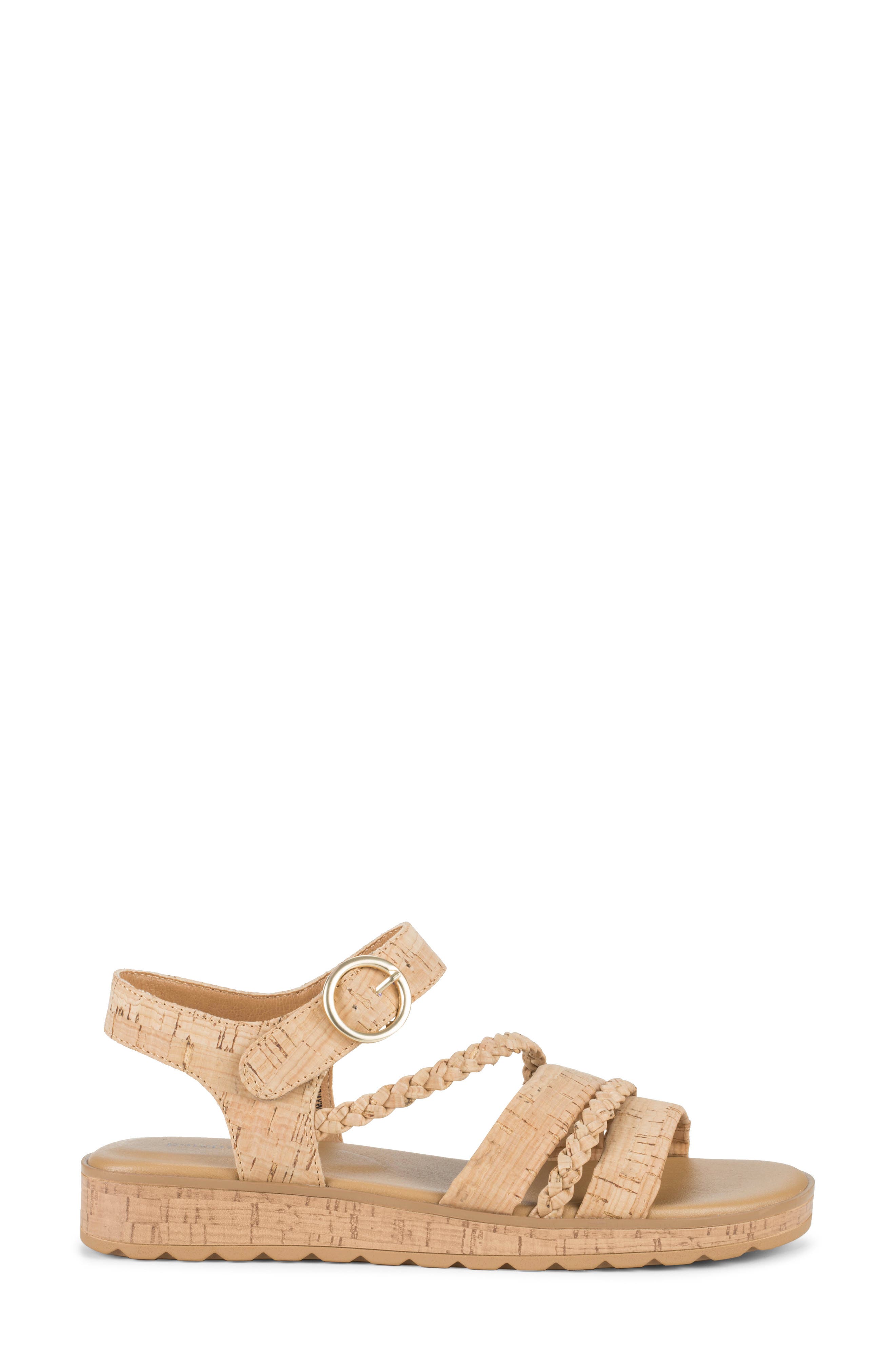 Gwyneth Slide Sandal, Alternate, color, NATURAL