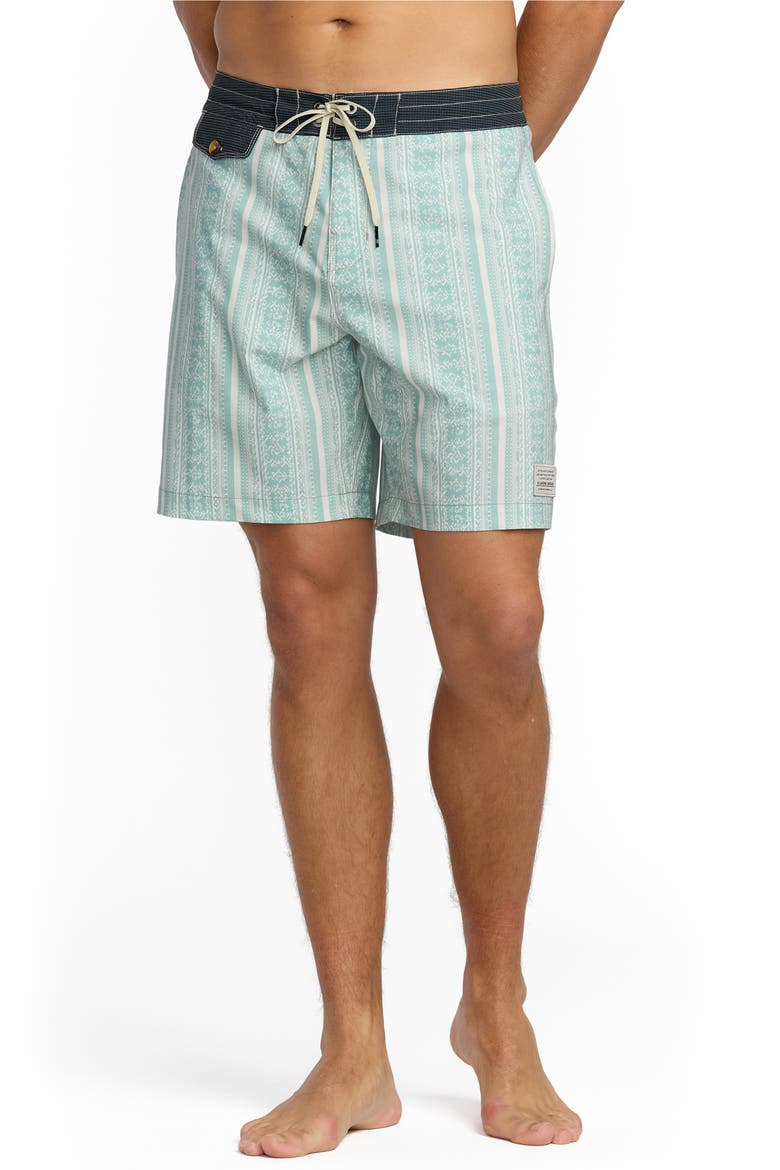 Riverside Garage Lo Tide Board Shorts, Main, color, STONE BLUE